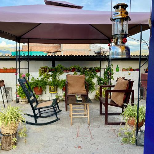 Departamento con terraza en el centro de la ciudad