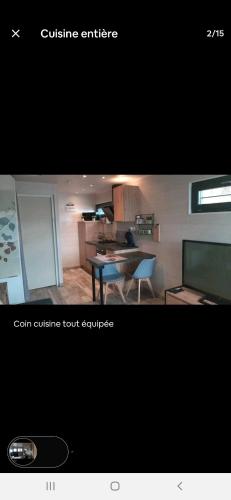 . Appartement F1 tout équipé de plein pied