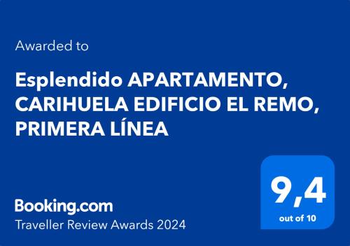  Esplendido APARTAMENTO, CARIHUELA EDIFICIO EL REMO, PRIMERA LÍNEA in Torremolinos