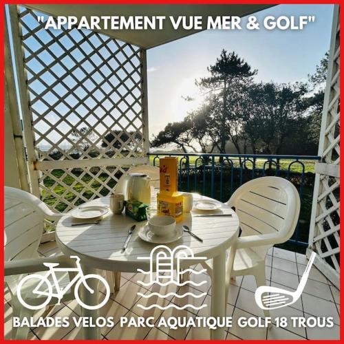 "COUCHER DE SOLEIL" Appartement 5 personnes, vue mer, golf, accès piscines gratuit - Location saisonnière - Talmont-Saint-Hilaire