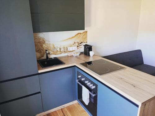 Kitchen, Apartment Tanzberger in Faistenau