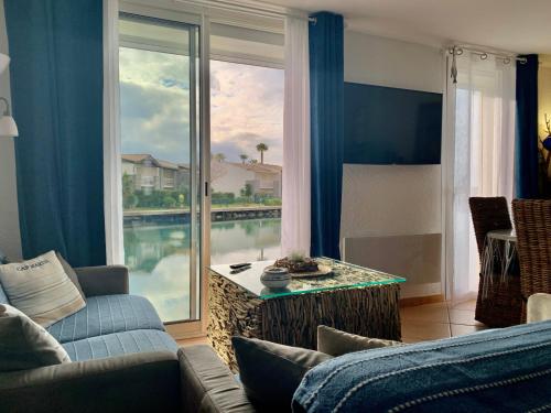 Appartement Vue Mer - RDC - Parking Privé - Meublé Tourisme 4 étoiles (Appartement Vue Mer - RDC - Parking Prive - Meuble Tourisme 4 etoiles) in Agde