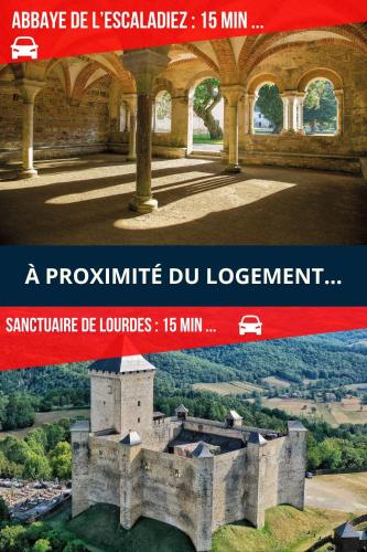 Logements Un Coin de Bigorre - La Tournayaise - Canal plus, Netflix, Rmc Sport - Wifi Fibre