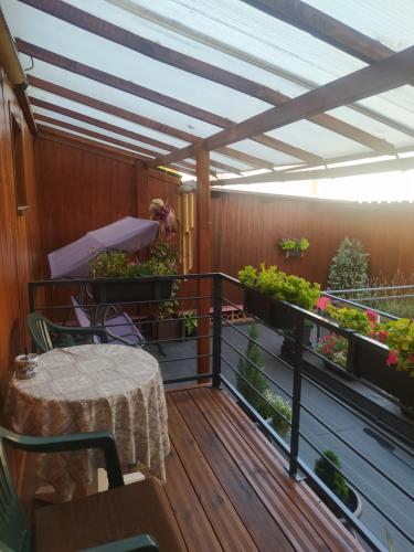 Balcony/terrace, Apartmany v centru in Havlickuv Brod