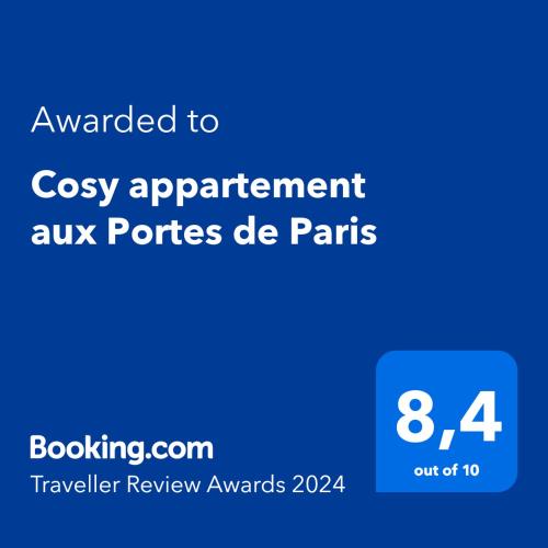 Cosy appartement aux Portes de Paris in Aubervilliers