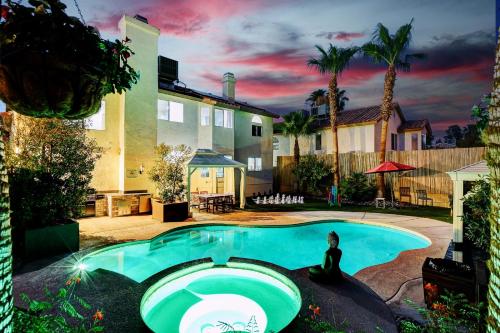 Buddha Play Modern with Pool & Spa Sauna Near Vegas strip, Las Vegas (photo 6)