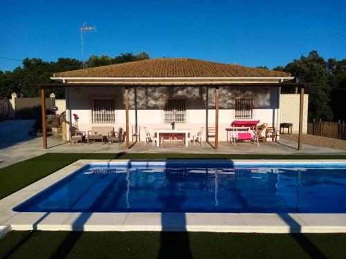 3 bedrooms chalet with private pool terrace and wifi at Cordoba