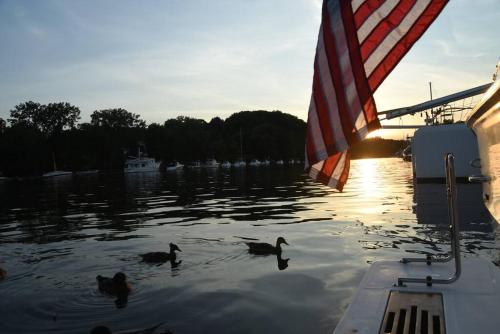 Beautiful Yacht on Catskill Creek