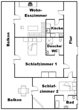 Two-Bedroom Apartment