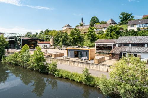 Exterior view, Tiny House mit Sauna - am Main in Wipfeld