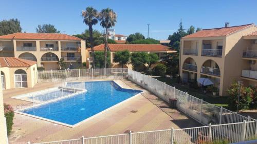 Canet Appart cosy et climatise avec piscine Vue jardin - Location saisonnière - Canet-en-Roussillon