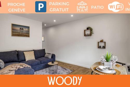 ZenBNB / Woody / Patio / Proche Genève / Parking / - Location saisonnière - Saint-Cergues