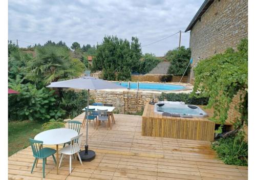 Nid Charentais Angouleme pool jacuzzi - Location saisonnière - Val-de-Bonnieure