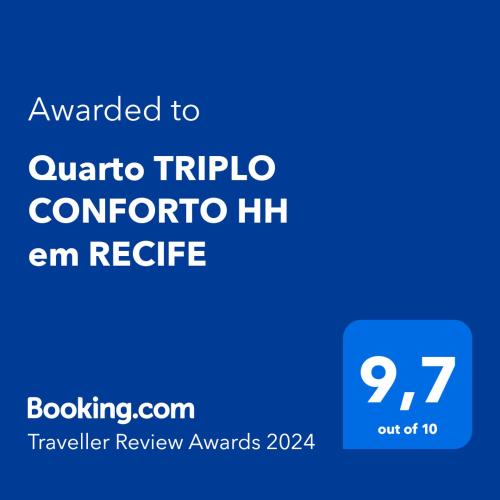 Quarto TRIPLO CONFORTO HH em RECIFE