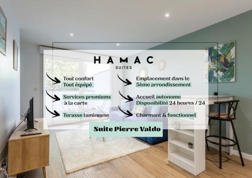 Hamac Suites - Le Valdo - 2 pers - Location saisonnière - Lyon