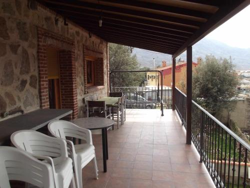 Erkély/terasz, Chalet Rural en Navaluenga in Navaluenga