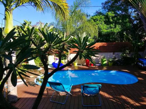 Villa d'une chambre avec piscine privee terrasse et wifi a La Riviere Saint Louis a 8 km de la plage - Location, gîte - Saint-Louis