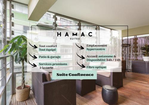 Hamac Suites - Le confluence terrasse garage-4pers - Location saisonnière - Lyon