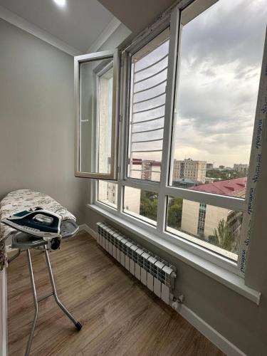 2-room Ak-Maral apart. near the International University of Kyrgyzstan