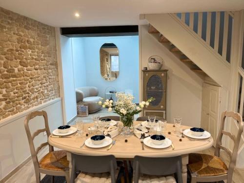 Coquette maison de pêcheur gîte à louer Ouistreham