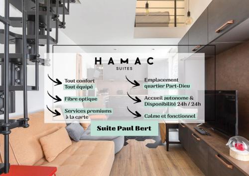 Hamac Suites - Studio Paul Bert - 2 people - Location saisonnière - Lyon