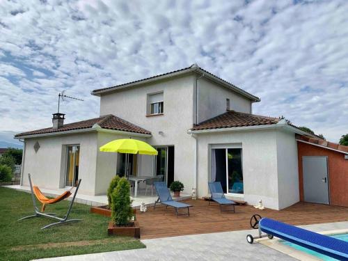 Villa de 2 chambres avec piscine privee terrasse et wifi a Saint Gaudens - Location, gîte - Saint-Gaudens