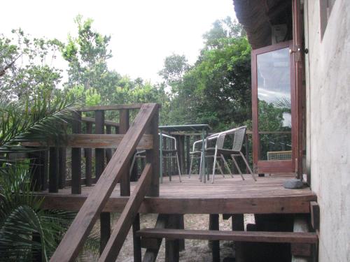 Balkons/terase, Lunamanzi Lodge in KwaMazambane