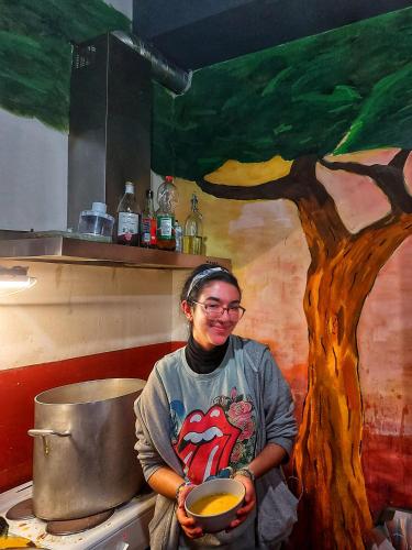 кухня, Urban Elephants Hostel in Братислава