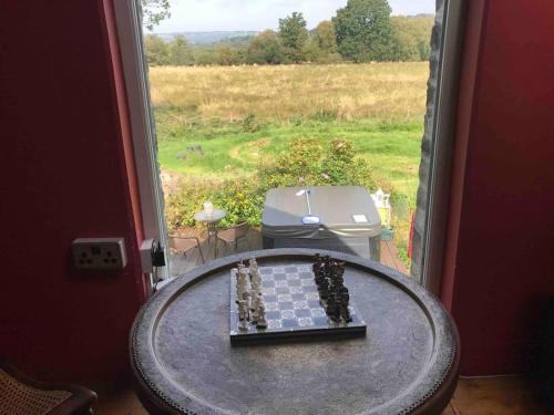 Ysgubor y Tanybryn The barn with a view and a spa. in Tregaron
