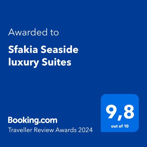 Sfakia Seaside luxury Suites