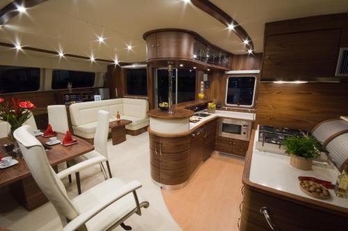 Bar/lounge, "Marea" Sunreef 62 Catamaran with Crew all inclusive in El Porvenir