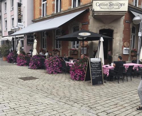 ห้องอาหาร, Hotel Vesa in ซินเดนฟิงเงน