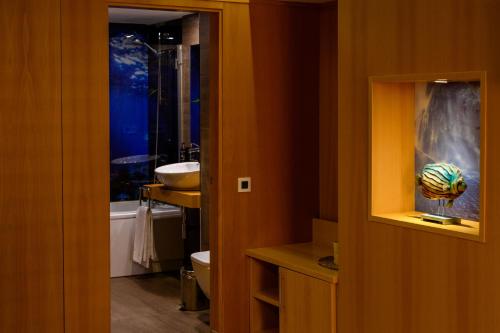 Fürdőszoba, Hotel De Martin in El Escorial