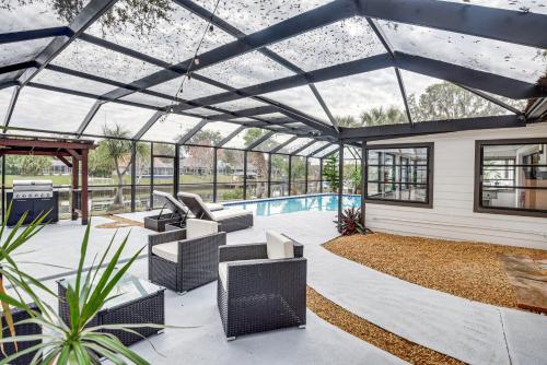 Canal-Front Palm Coast Home Dock and Outdoor Pool!