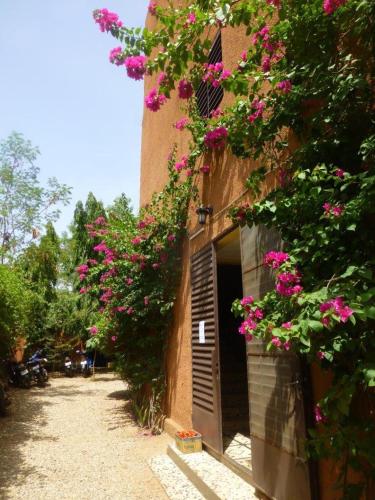 Entrance, Hotel de la Liberte in Ouagadougou