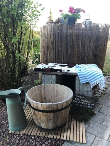 Ja, das gönn' ich mir. Sauna, Natur - alles hier.