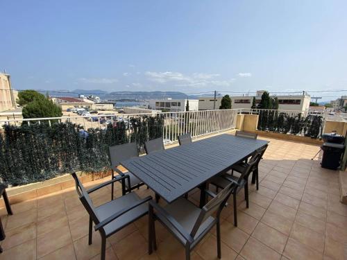 Vue mer au coeur de Saint Mandrier, 3 chambres, climatisation, wifi (fibre) - Location saisonnière - Saint-Mandrier-sur-Mer