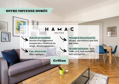 Hamac Suites - Suite Crillon - Location saisonnière - Lyon