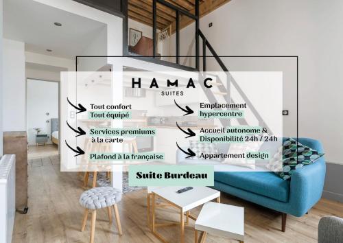 Hamac Suites - Suite Burdeau proche Terreaux-4pers - Location saisonnière - Lyon