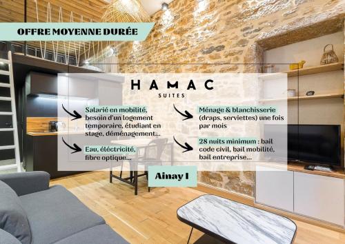 Hamac Suites - studio Ainay 1 - hyper centre Lyon - Location saisonnière - Lyon