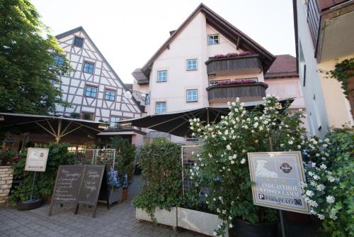 A szálláshely kívülről, Landgasthof Weisses Lamm in Engelthal