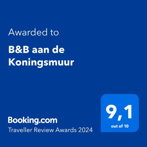 B&B aan de Koningsmuur