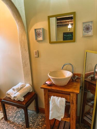 浴室, Estancia La Aida in 卡皮亞德爾塞尼奧爾