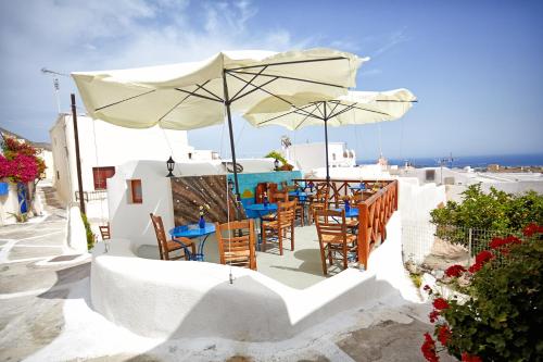 مطعم, Santorini-treasures Rosemary villa traditional in امبوريو