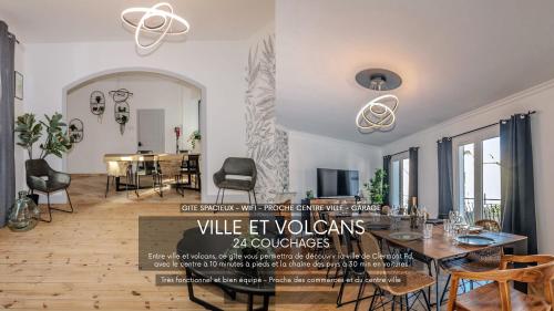 VILLE ET VOLCANS - Grand gite proche centre-ville pour 24 personnes - Location saisonnière - Clermont-Ferrand