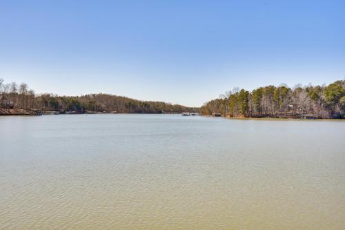 Lake Hartwell Retreat with 2-Tier Dock and Boat Slip!