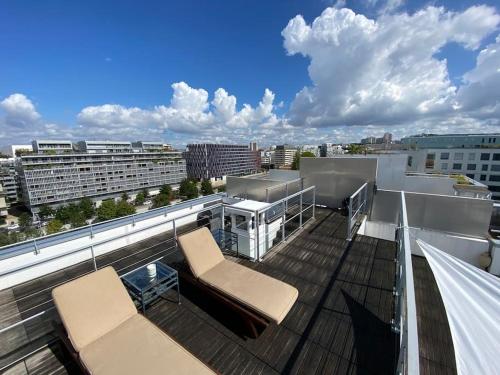 Penthouse Luxueux avec Terrasse Panoramique - Location saisonnière - Boulogne-Billancourt