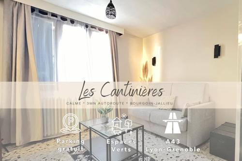 Les Cantinières - Bourgoin Jallieu - Jardin Privé - Apartment - Ruy