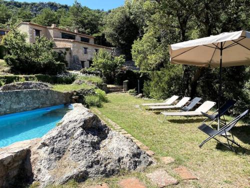 Mas Nou Casa rural con piscina y vistas espectaculares gîte à louer l' Albiol
