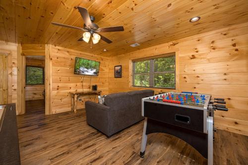 Hidden Gem Cabin for up to 10 with Wi-Fi game room hot tub and swim spa close to town private - image 2